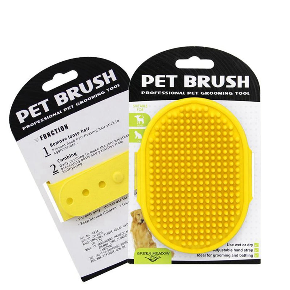 Pet Cleaning Brush Gloves for Dogs & Cats, Grooming & Hair Remover