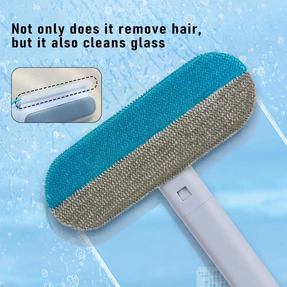 Multifunctional Glass & Pet Hair Cleaning Brush