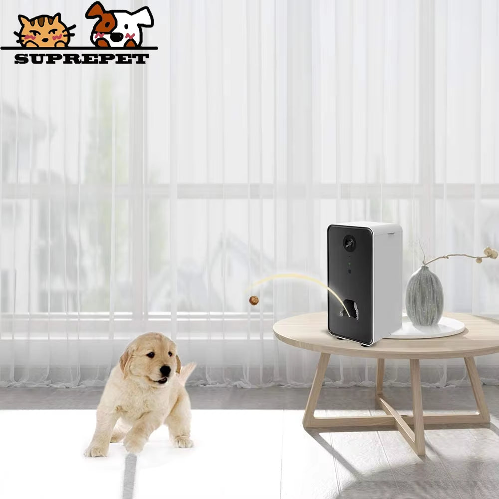 Smart Pet Feeder Automatic Treat Dispenser & Camera for Dogs