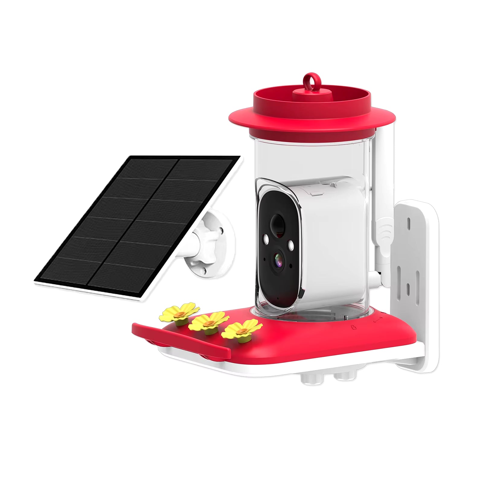 Bird Smart Feeder 1080P Camera, Solar, Night Vision, IP66, 4G/WiFi