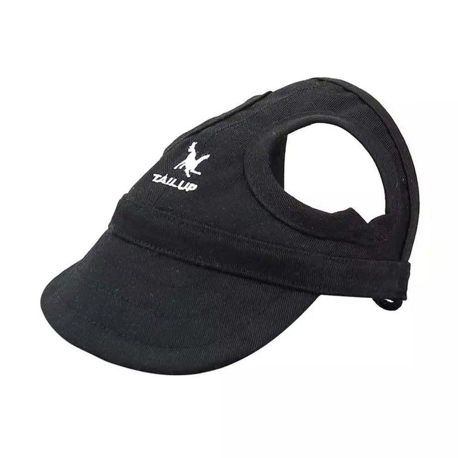 Pet Baseball Hat with Ear Holes - Adjustable Sun Cap for Pets