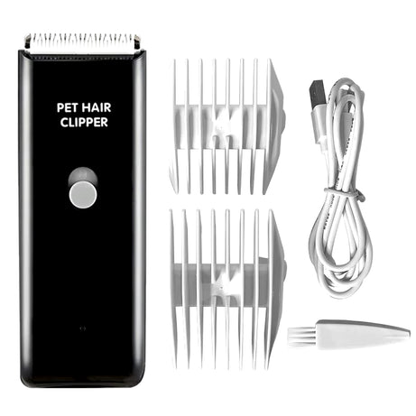 Cordless Dog Clipper Rechargeable Low-Noise Pet Grooming Trimmer