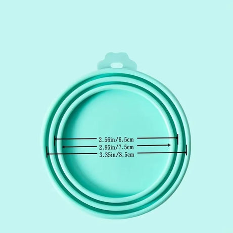 Reusable Silicone Pet Can Lid, BPA-Free, Fits Most Cans