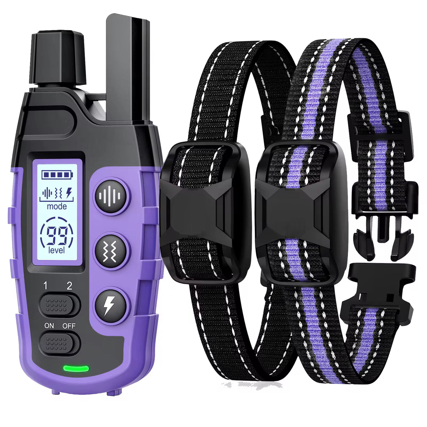 3300FT Electric Dog Training Collar - Remote Control & Waterproof