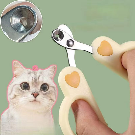 Stainless Steel Cat & Dog Nail Clippers, Pet Claw Trimmer