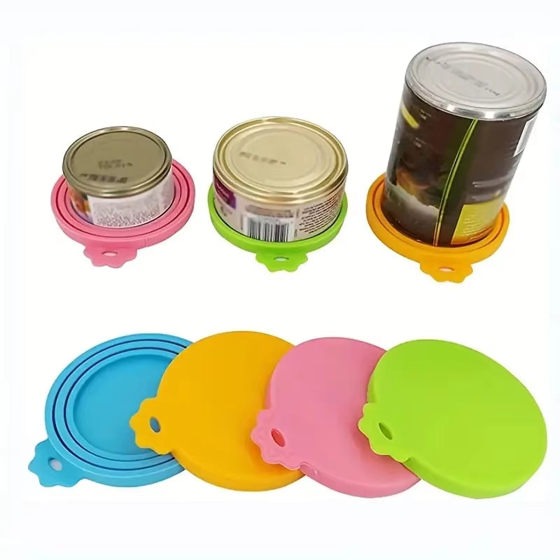 Reusable Silicone Pet Can Lid, BPA-Free, Fits Most Cans
