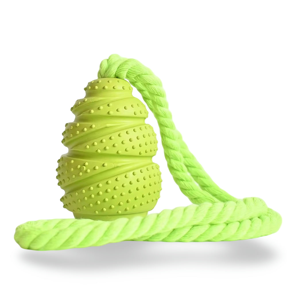 Rubber Dog Chew Toy – Treat Dispensing Puzzle Ball