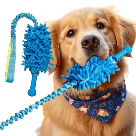 Durable Plush Dog Chew Toy for Medium & Large Dogs - Teeth Care