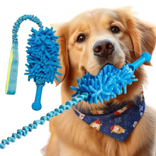 Durable Plush Dog Chew Toy for Medium & Large Dogs - Teeth Care