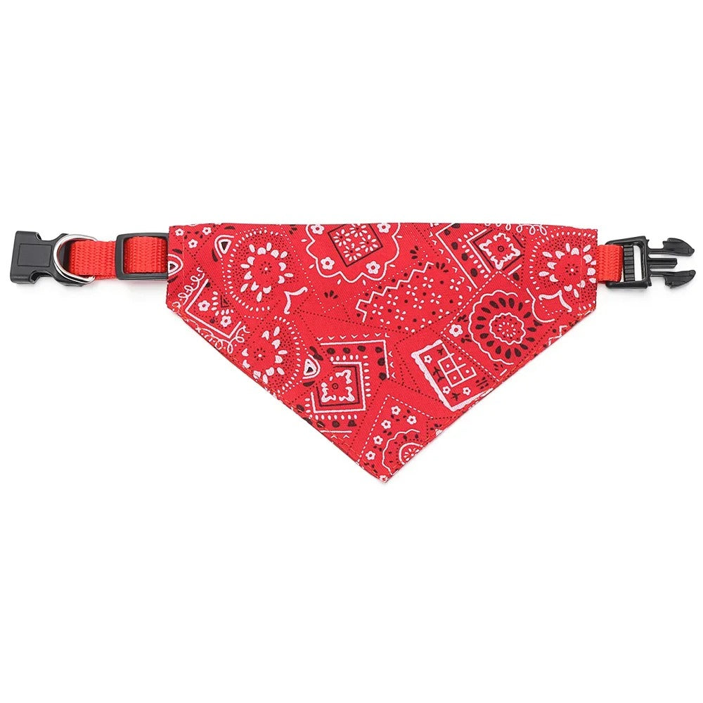 Adjustable Pet Bandana Scarf for Cats & Dogs - Dress Up