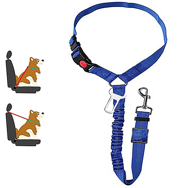 2-in-1 Dog Harness Leash & Car Seat Belt for Pets