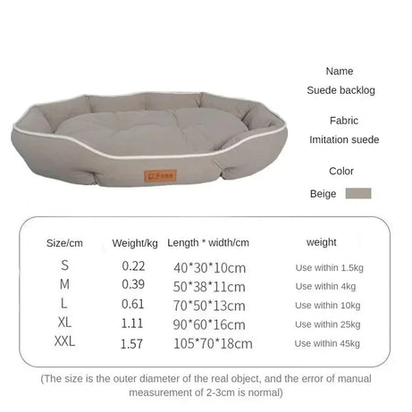 Fluffy Dog Sofa Bed for Small Breeds – Soft Pet Cushion