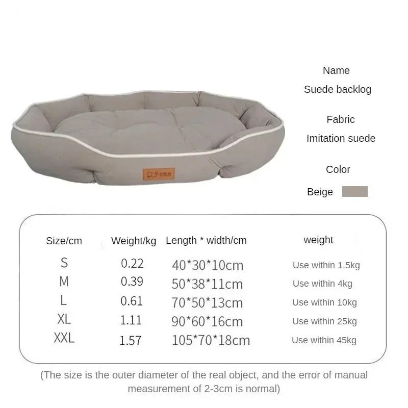 Fluffy Dog Sofa Bed for Small Breeds – Soft Pet Cushion