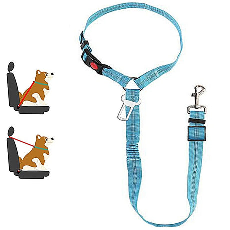 2-in-1 Dog Harness Leash & Car Seat Belt for Pets
