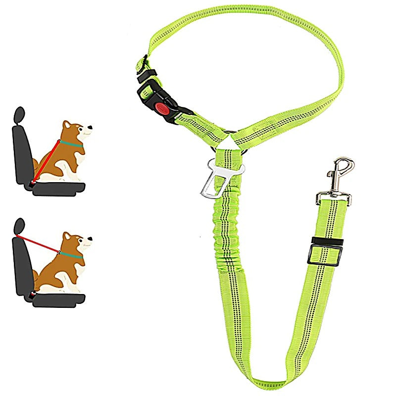 2-in-1 Dog Harness Leash & Car Seat Belt for Pets