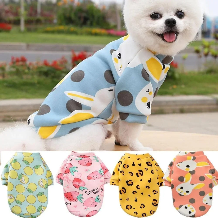 Winter Dog Hoodie Warm Pet Coat for Small Dogs & Cats