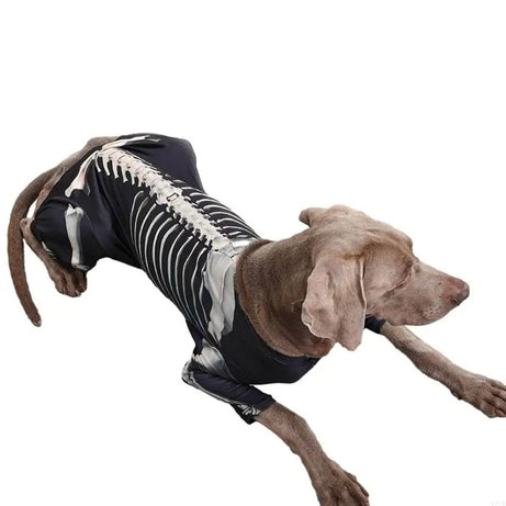 Dog Skeleton Hoodie – Four-Leg Pet Pullover Costume