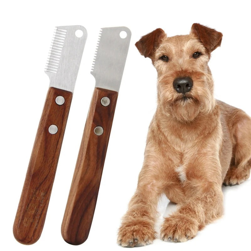 Dog Grooming Comb Stripping Knife for Undercoat Removal