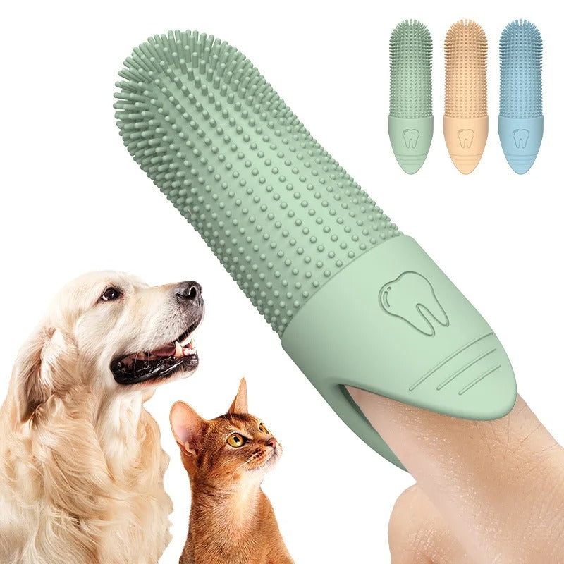 360° Dog Finger Toothbrush – Silicone Pet Dental Care