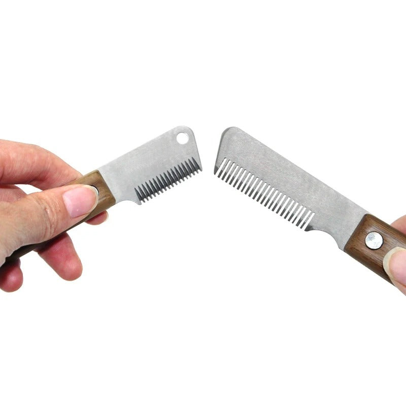 Dog Grooming Comb Stripping Knife for Undercoat Removal