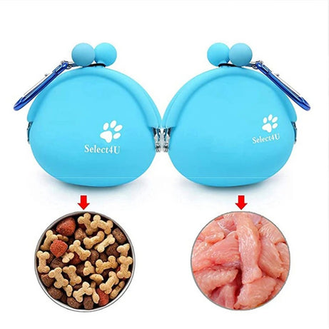 Silicone Dog Treat Bag for Training & Walking Outdoors