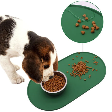 Waterproof Silicone Pet Feeding Mat for Dogs & Cats