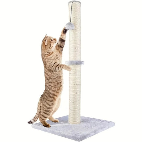 Modern Sisal Cat Tree – Safe, Stable Climber & Scratch Post