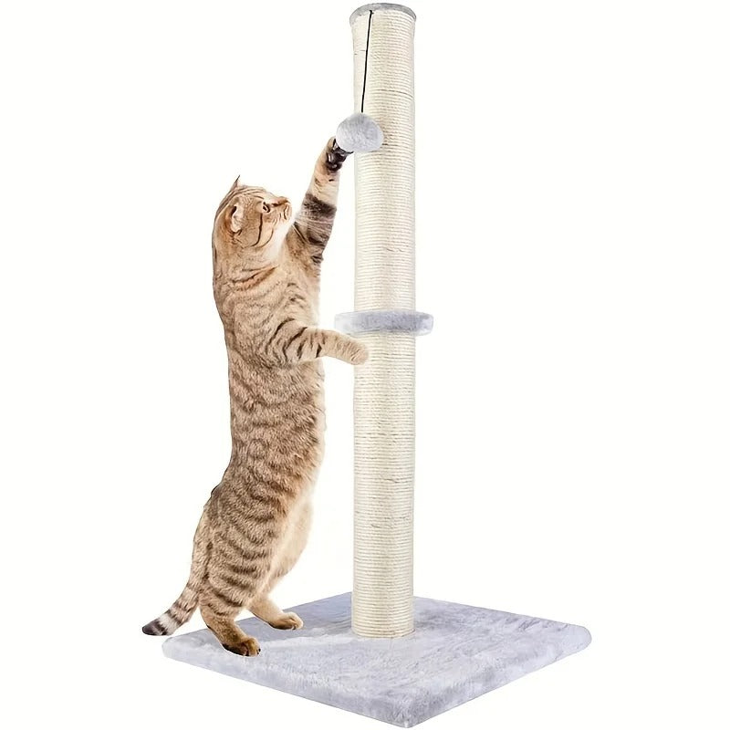 Modern Sisal Cat Tree – Safe, Stable Climber & Scratch Post
