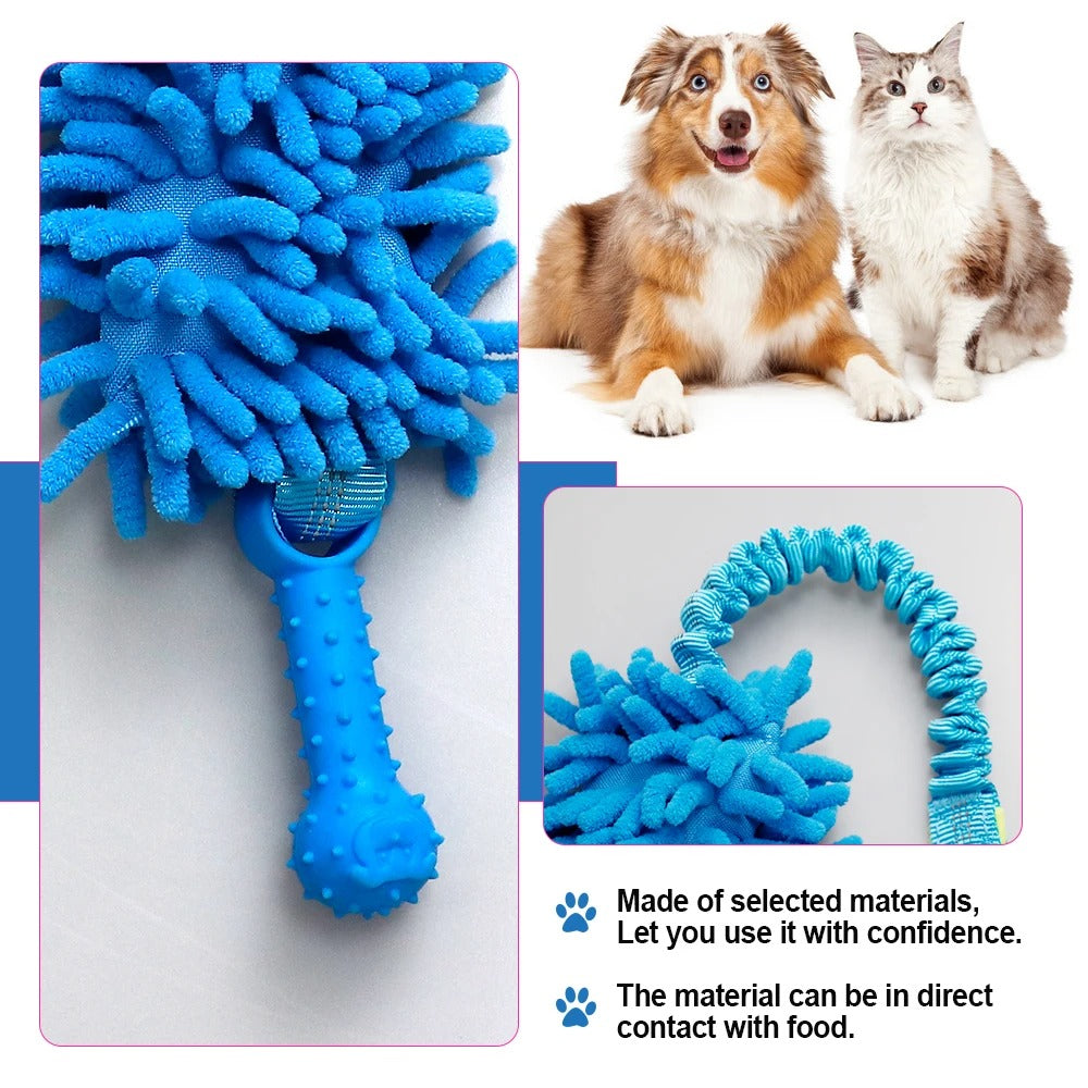 Durable Plush Dog Chew Toy for Medium & Large Dogs - Teeth Care