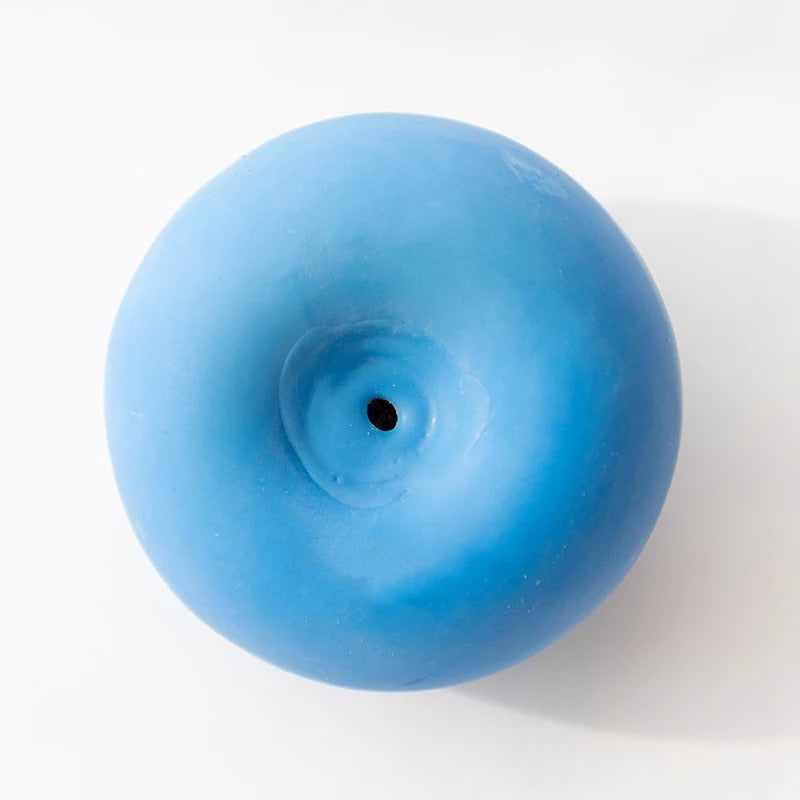 Durable Dog Chew Ball Toy with Squeaker & Teeth Cleaning