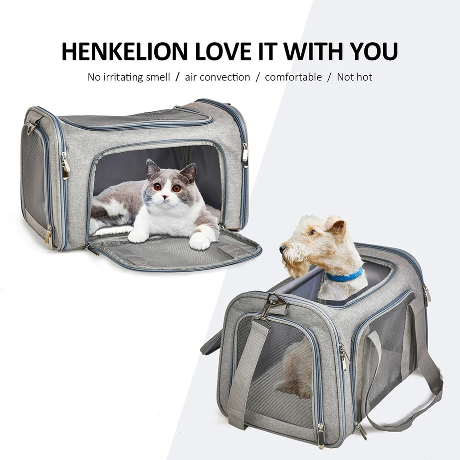 Airline Approved Pet Carrier Bag for Small Dogs & Cats