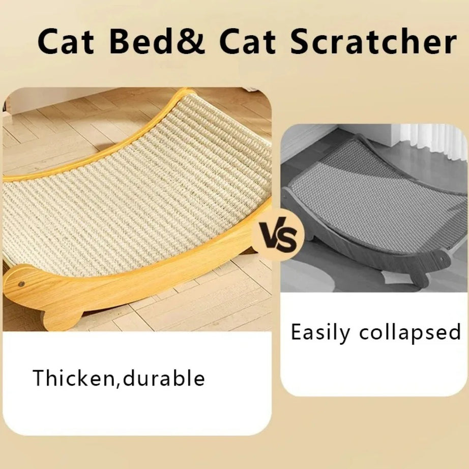 Cat Scratching Pad Bed – Wear-Resistant, Detachable Toy
