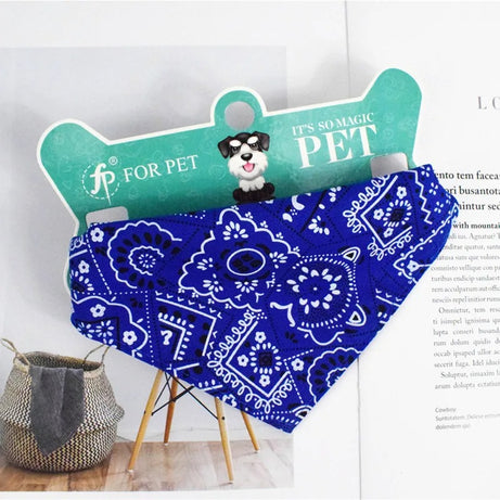 Adjustable Pet Bandana Scarf for Cats & Dogs - Dress Up