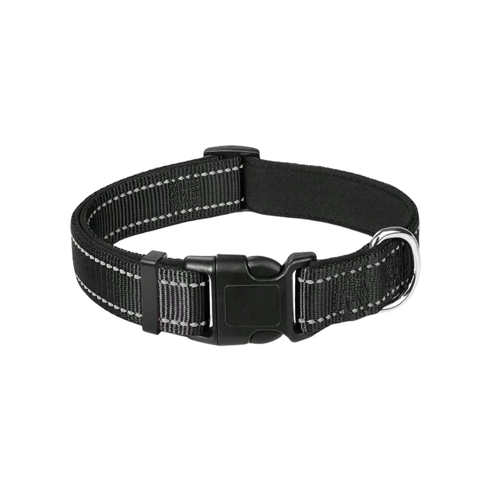 Reflective Adjustable Dog Collar - Soft, Safe & Cute Fit