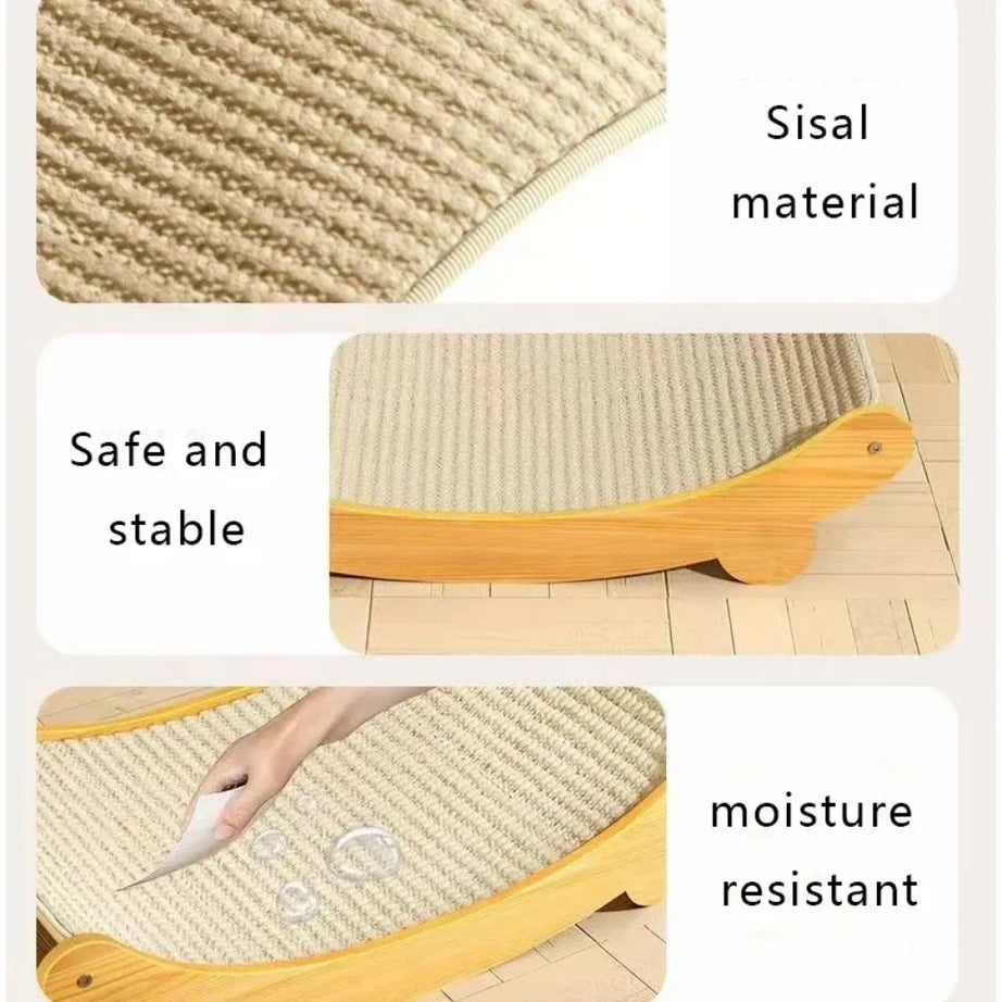 Cat Scratching Pad Bed – Wear-Resistant, Detachable Toy