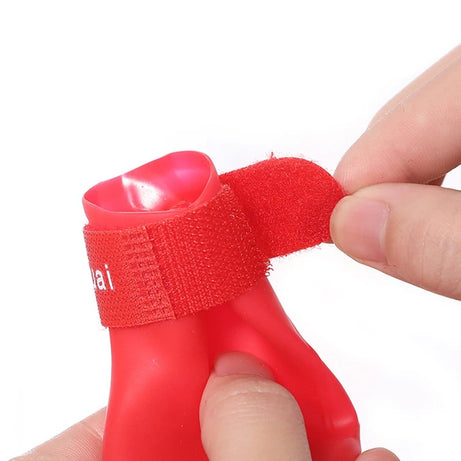 Dog Rain Boots Waterproof Non-Slip Shoes for Small Pets