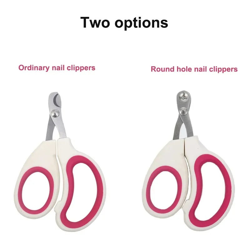 Professional Stainless Steel Pet Nail Clippers for Cats & Dogs