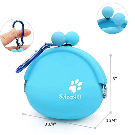 Silicone Dog Treat Bag for Training & Walking Outdoors