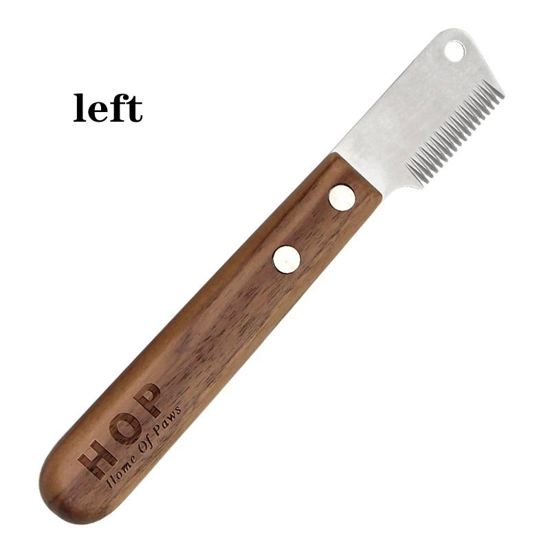 Dog Grooming Comb Stripping Knife for Undercoat Removal