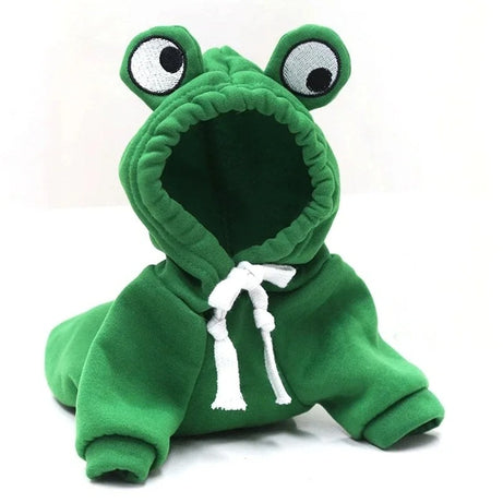 Cute Fleece Dog Hoodie for Small Dogs – Warm Pet Jacket