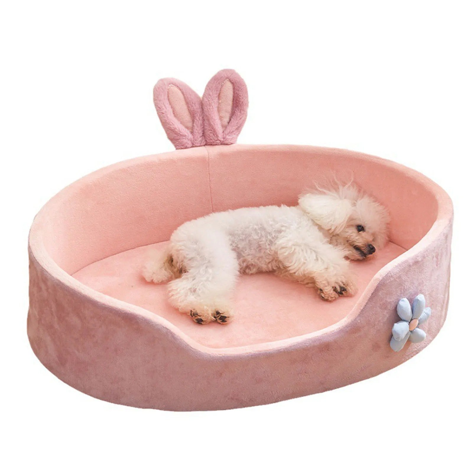 Detachable Washable Soft Pet Bed – Cozy Dog & Cat Sleeping Bed