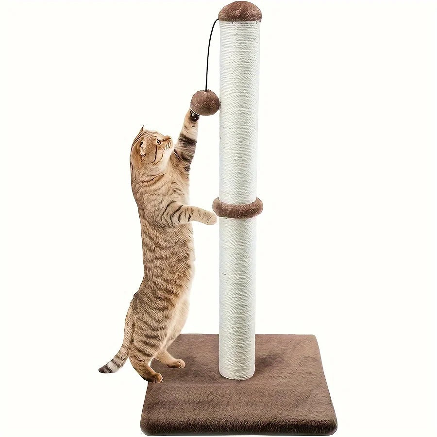 Modern Sisal Cat Tree – Safe, Stable Climber & Scratch Post