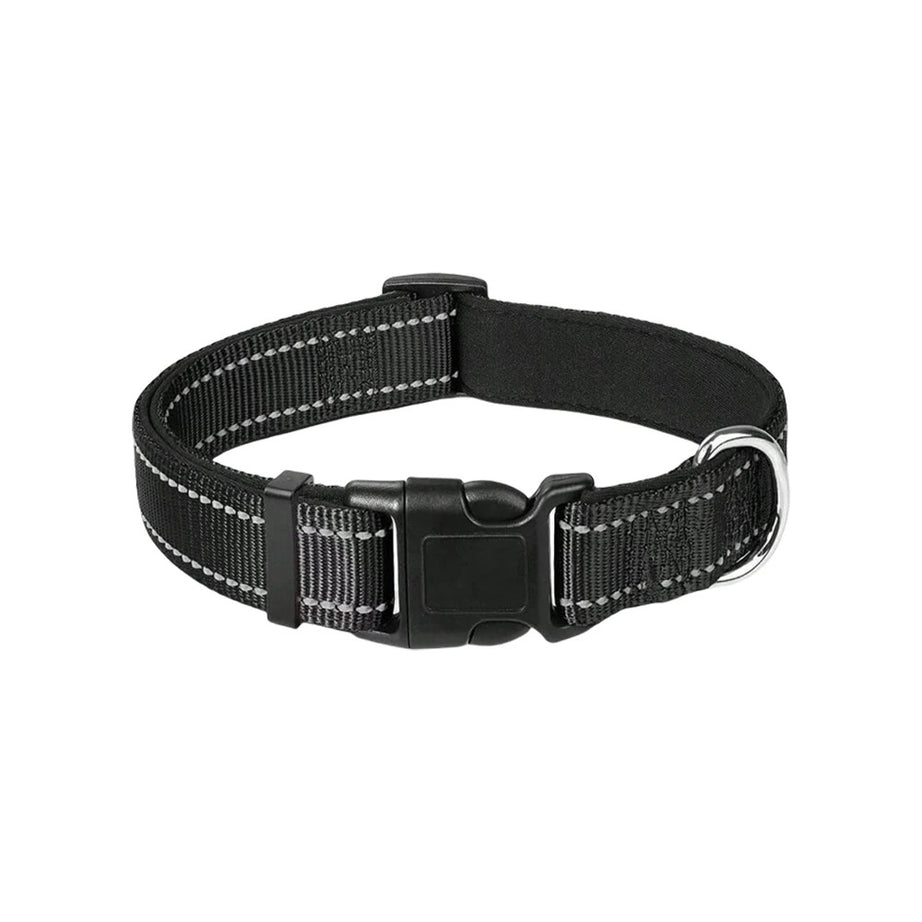 Reflective Adjustable Dog Collar - Soft, Safe & Cute Fit