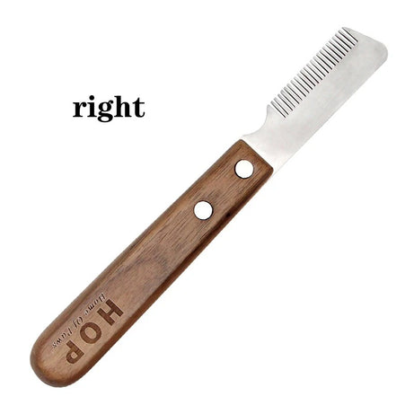 Dog Grooming Comb Stripping Knife for Undercoat Removal