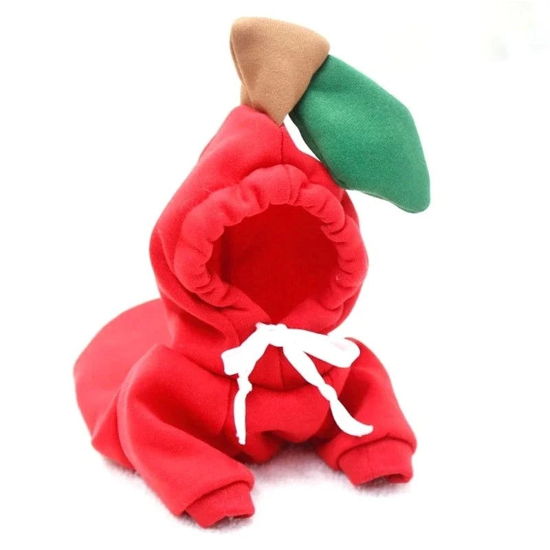 Cute Fleece Dog Hoodie for Small Dogs – Warm Pet Jacket
