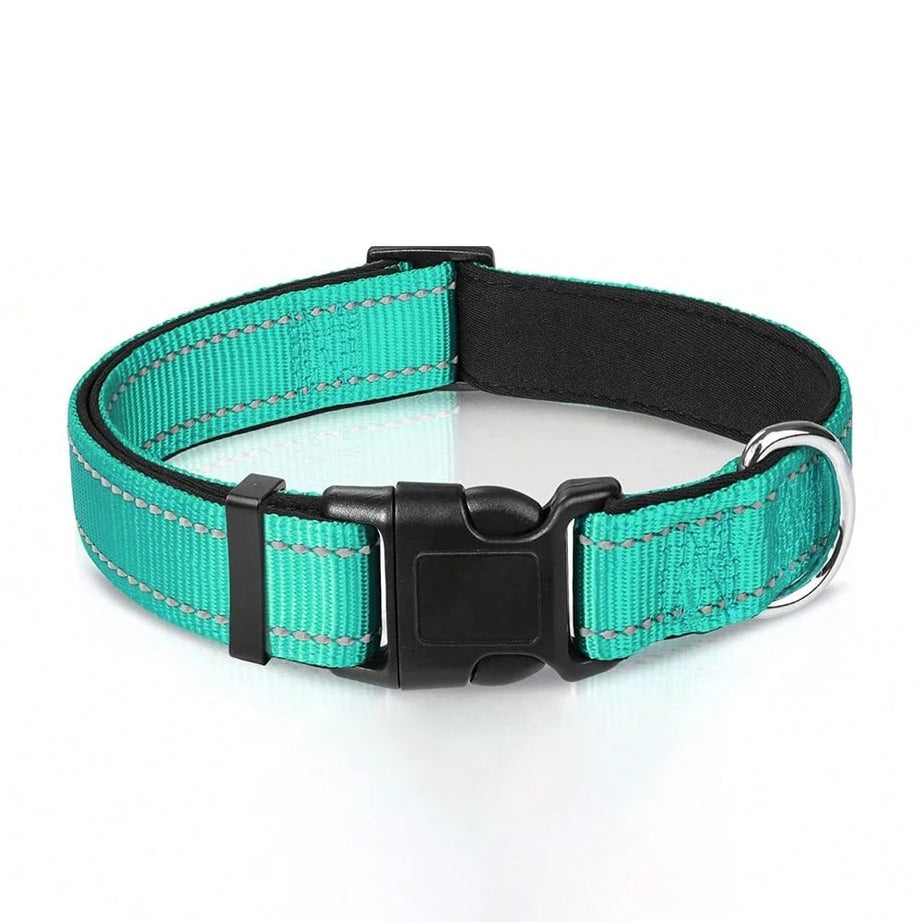 Reflective Adjustable Dog Collar - Soft, Safe & Cute Fit