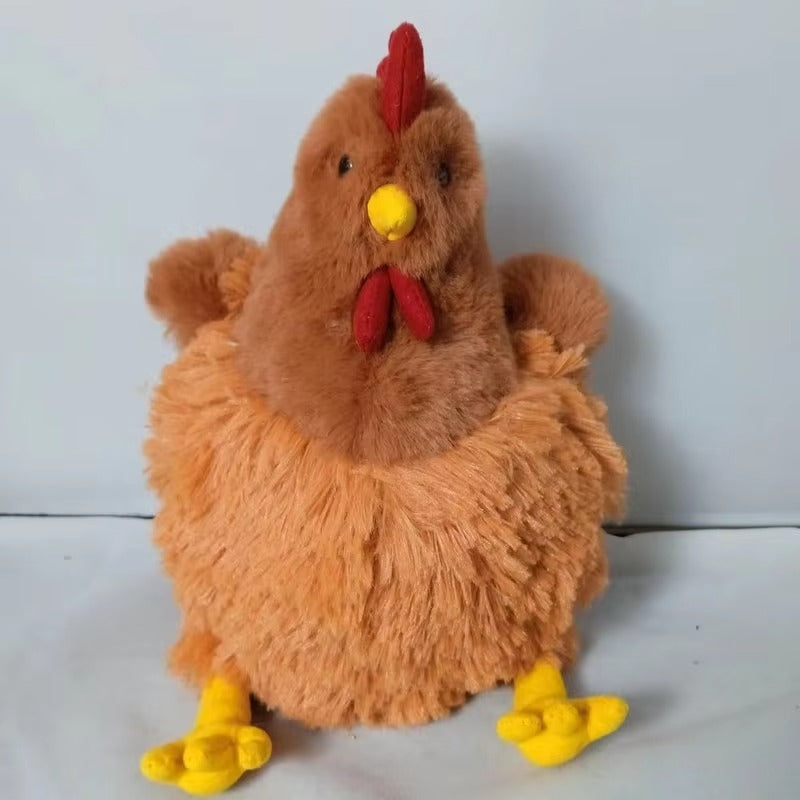 Cecil Chicken Plush 25cm – Cute Hen Toy & Pet Pillow
