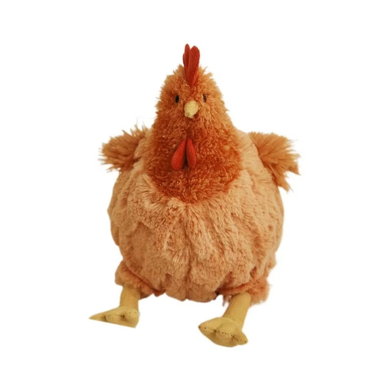 Cecil Chicken Plush 25cm – Cute Hen Toy & Pet Pillow
