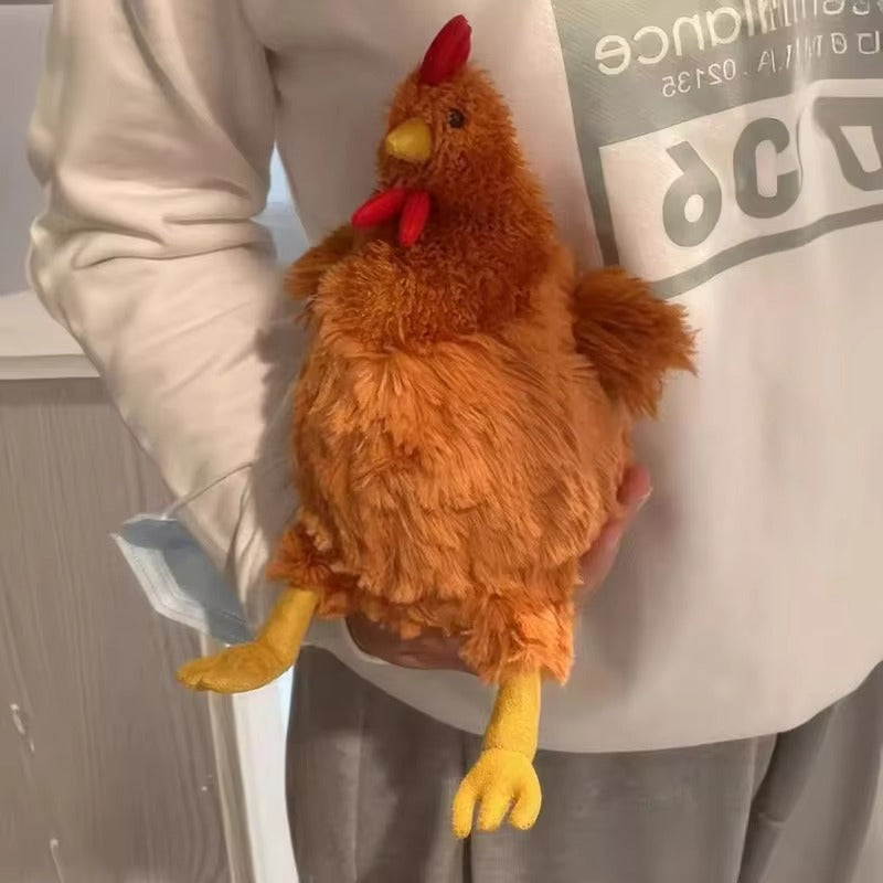 Cecil Chicken Plush 25cm – Cute Hen Toy & Pet Pillow