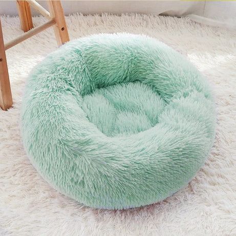 Ultra Soft Washable Pet Dog Bed, Round Cuddler Cushion, Warm